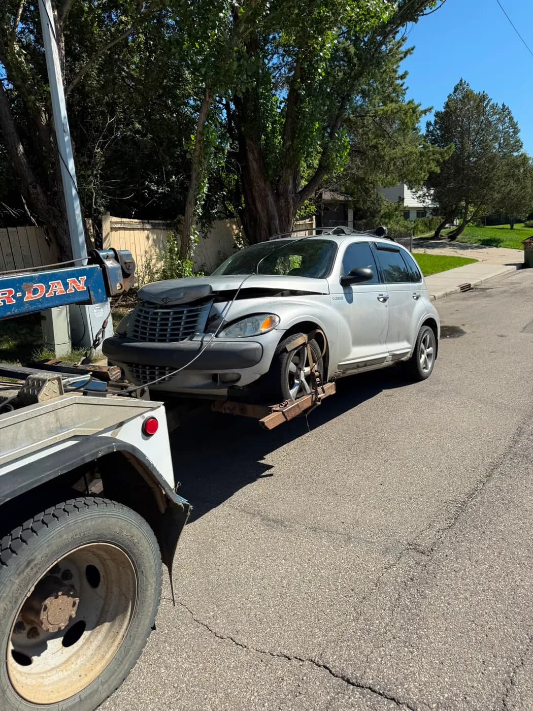 Silver 2005 Chrysler PT Cruiser collected for cash in Duggan, Edmonton