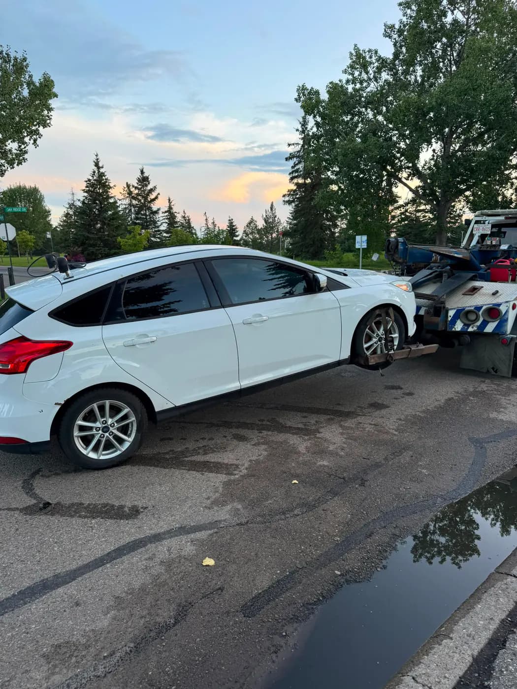 White 2016 Ford Focus collected for cash in Oakmont, St. Albert